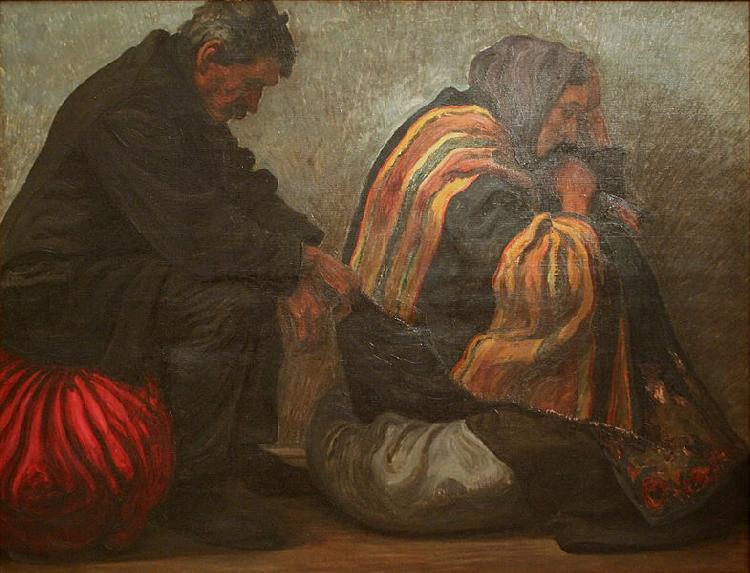 Karel Myslbek Exiles oil painting picture